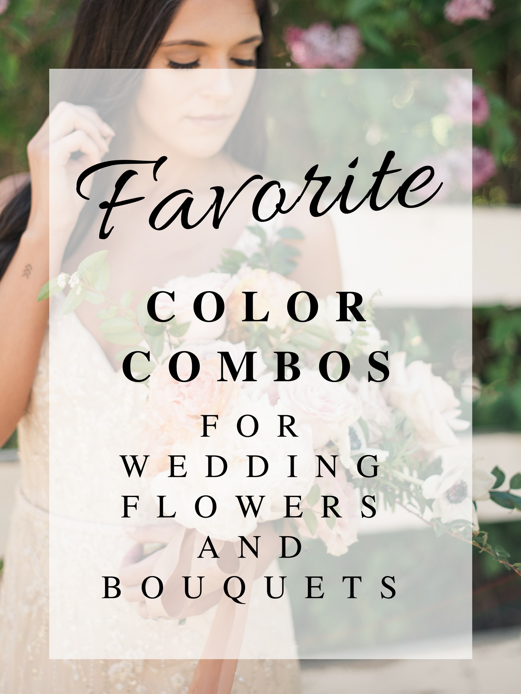 Favorite Color Combos for Bridal Bouquets