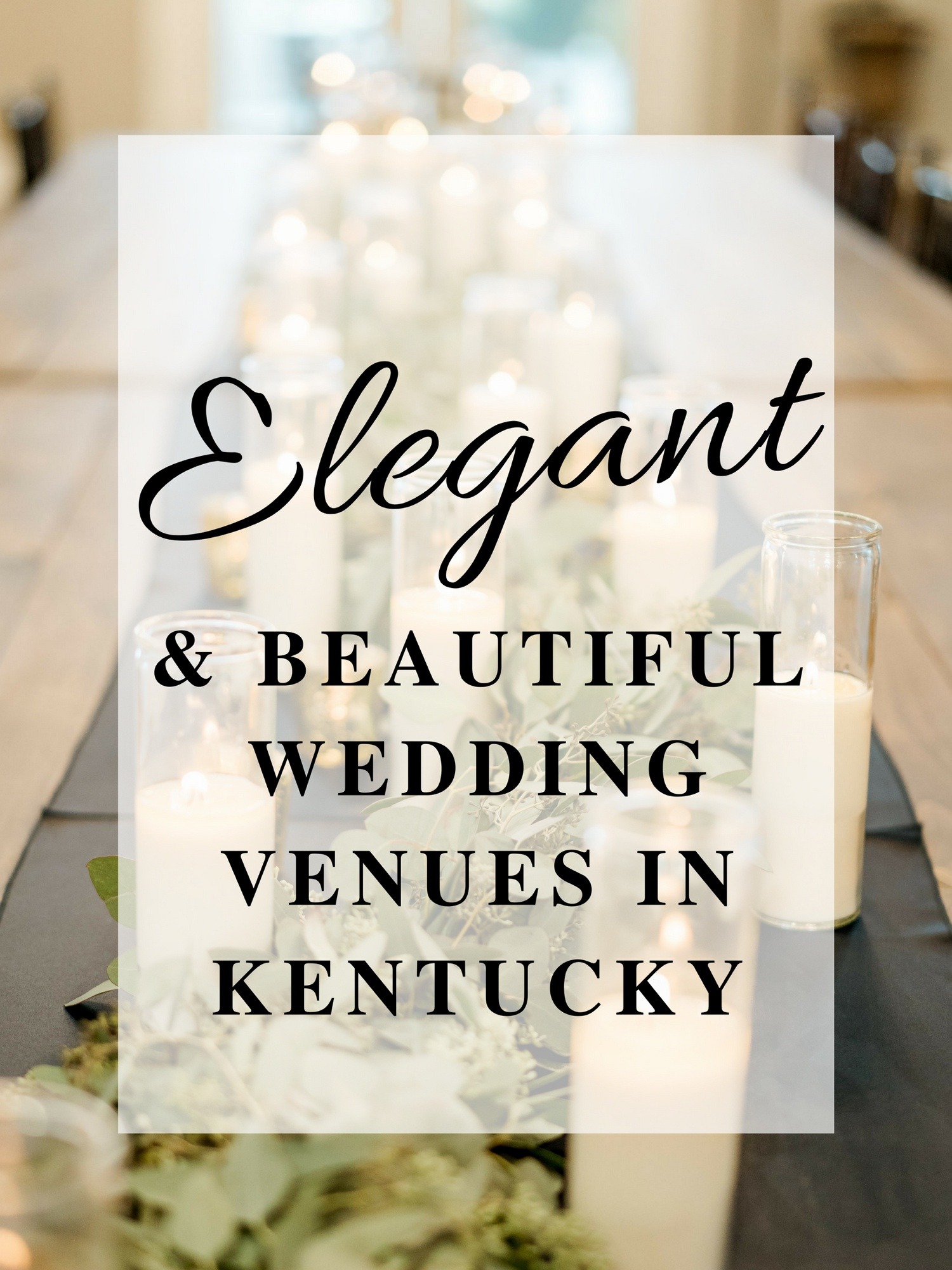 Elegant and Beautiful Wedding Venues in Kentucky | Louisville Wedding Florist