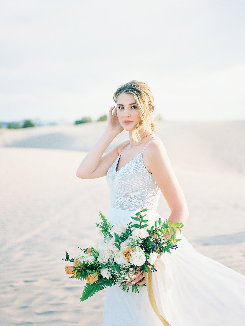 Sand Dunes Elopement Desert Wedding Ideas